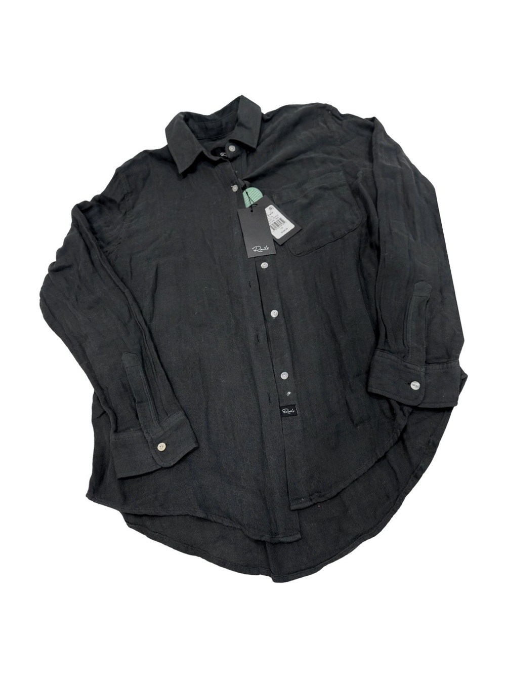 NWT Rails Charcoal / Gray / Washed Black Button-Up Shirt - Picture 3 of 5